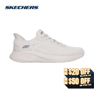 Skechers Online Exclusive Men Slip-ins BOBS Squad Chaos Solid Step Casual Shoes - 118312-OFWT Memory