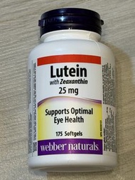 Webber Naturals Lutein with Zeaxanthin 25mg