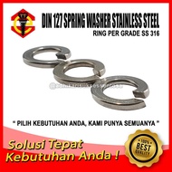 SS 316 / Ring Per 18 MM Ver / DIN 127 M18 Stainless Spring Washer