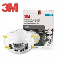 3M 8210 N95 ORIGINAL PARTICULATE RESPIRATOR 1box 20pcs 3 Face Mask Anti Haze Mask Disposable Face Ma