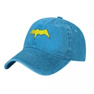 DC Batgirl Logos Adult Washed Cowboy Hat 100% Cotton Curved Brim Sun Hat Simple Casual All-Match Neu