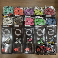 (RACE BOY) MOTORCYCLE RANTAI ORING BERWARNA RANTAI ORING COLOURFUL CHAIN 415 132L(PINK/GREEN/ORANGE/