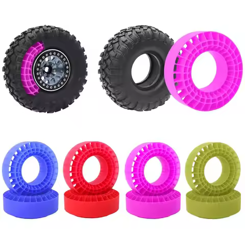 1.9'' Tires Soft Silica Gel Anti Foams Insert 108x42mm for 1/10 RC Crawler Rigs TRX4 SCX10 III CJ-7