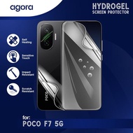 LAYAR Anti-Scratch Hydrogel For poco 5G Hydrogel SCREEN Protector Film - ANTI SPY, FULL SCREEN, POCO