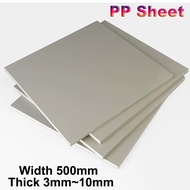 3mm~10mm Thick PP Plate Plastic Plate Nylon Plate Grey Hard Sheet PPR Rubber Plank Waterproof Mattin