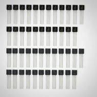 50PCS TO-92 Bipolar Junction Transistor (BJT) Set: 2N5551 and 2N5401 NPN Switch Transistors  50PCS S