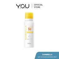 YOU SUNBRELLA Airy Outdoor Sunscreen Spray SPF 50+ PA ++++ สเปรย์กันแดด เนื้อละอองบางเบา สำหรับผิวหน