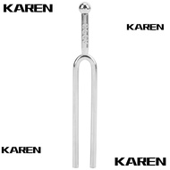 KAREN1 2PCS 440Hz Tuning Fork, 440Hz Silver Color Tuning Fork, Practical Standard A Steel Sound Refe