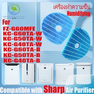 🔥 ของแท้ 🔥 สำหรับ แผ่นกรอง ไส้กรองอากาศ sharp FZ-G60MFE、KC-G60TA、G50TA、G40TA W、KC-G60TA、G50TA、G40TA B air purifier Filter Humidifying HEPA&amp;Active Carbon ส้กรองเครื่องฟอกอากาศแบบเปลี