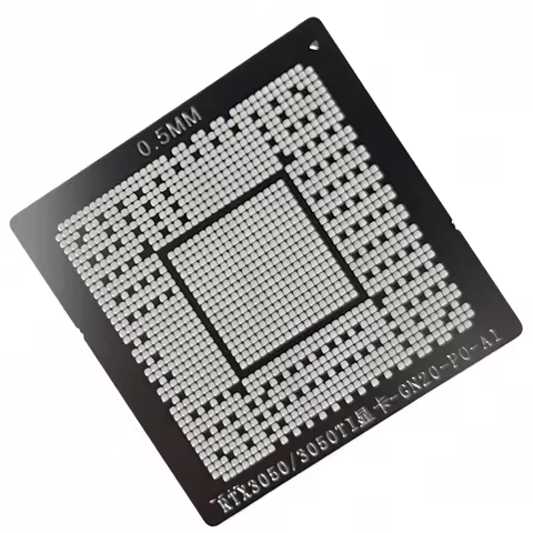BGA Reballing stencil RTX3050 RTX3050TI GN20-P0-R-K2-A1 GN20-P0-R-K1-A1 GN21-X4-A1 GN21-X6-A1 GN20-P