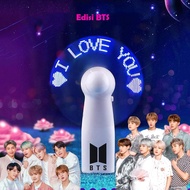Edisi BTS ARMY Kipas LED Kreatif I Love You Custom Tulisan