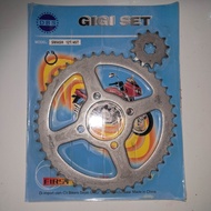 GEAR GIR SET PRESS SMASH 45T 40T 50T GEAR DEPAN BELAKANG SMASH SMASH NEW 40T 50T 45T 50T 36T 35T