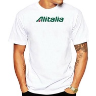 ALITALIA Italian Airlines Travel T-shirt white color