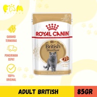 Royal Canin Adult British Shorthair Sachet 85gr - Makanan kucing