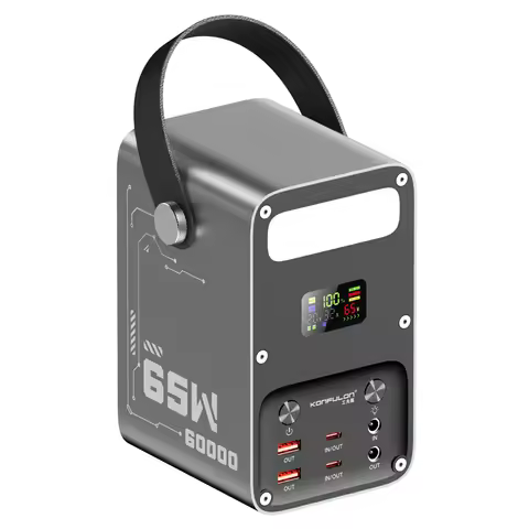 60000mAh Power Bank PD65W Fast Charge Large Capacity Portable Charger Power Station Battery DC 36W P