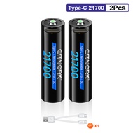 PAO 21700 3.7V 5200mAh Type-C USB Li-ion Rechargeable Battery Fast Charging Rechargeable 1200 times 