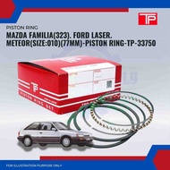 Cincin Piston-Mazda Familia (323). Ford Laser. Meteor (Size:010)(77mm)-Piston Ring-TP-33750