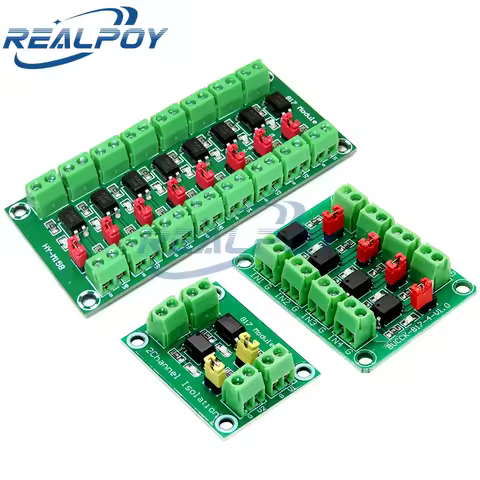 PC817 2 4 8 Channel Optocoupler Isolation Board Voltage Converter Adapter Module 3.6-30V Driver Phot
