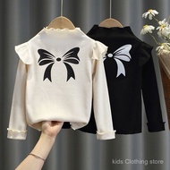 2025 New Style Children's Clothing Girls Autumn Winter Fashionable Long-Sleeved Top