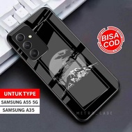 Softcase Glass Shiny Glass Samsung A35 - A55 5G NEWEST 2023 - Casing hp - G82