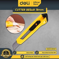 Deli Cutter / Cutter Besar 18mm Pisau SK5 EDL018B