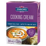 🌈 ห้ามพลาด‼ Emborg Cooking Cream 200ml. ⏰ เอ็มบอร์คครีมพร่องมันเนยสำหรับทำอาหาร 200มล.