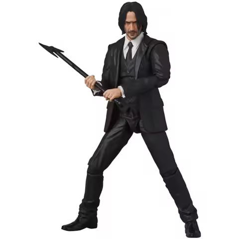 16CM MAFEX 212 John Wick:Chapter 4 Killer God John Wick Anime Handmade Action Figures Desktop Case D