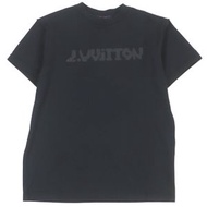全新未使用 LOUIS LOUIS VUITTON 2022 春夏系列 100% 純棉 LV 2054TERUMO感印花圓領短袖 T 卹，黑色，S 碼，正品，義大利製造，男款