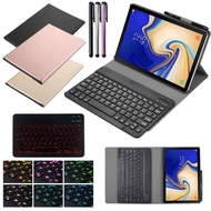 For Samsung Galaxy Tab A 10.1 2019 SM-T510 T515 Bluetooth Keyboard Case Slim Stand Cover