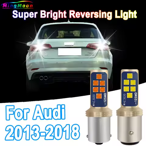 Reverse Light 2pcs LED Backup Bulb H6W BAX9S 64132 Accessories For Audi A3 8V 2013-2018