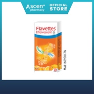 FLAVETTES Effervescent Vitamin C + zinc Orange Flavour [30tab]