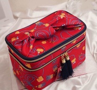 ❤️ กระเป๋าเครื่องสำอางค์ 2 ชั้น  ESTEE LAUDER Double Layer Scarlet Makeup Bag   Size : สูง 14 x ยาว 