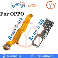 For OPPO Reno 5 Reno5 4G 5G USB Charging Port Dock Connector Charger Board Flex Cable