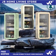 JR Mini Fridge Ice Dwen Bar Household Living Room Office Beverage Small Refrigerator Bar Fridge IU 0