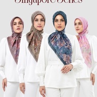 Em3 Scarf SINGAPORE SERIES SQUARE HIJAB VOAL PREMIUM MOTIF | NO LABEL