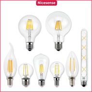 E27 Retro ​LED Bulb Lamp 220V-240V Light Bulb A60 ST64 G80 G95 G125 Glass Bulb Vintage Candle Light
