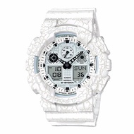 Casio G-Shock Mens Watch Resin Band White Band GA-100CG-7A Gift For Men - intl