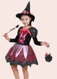 clothes ชุดฮัลโลวีน ชุดคอสเพลย์  เด็กผู้หญิง เสื้อผ้าแม่มด ชุดแวมไพร์ (มี 6 แบบ) รุ่น MM042-MM043-MM