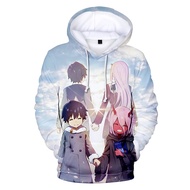 Hot Darling In The Franxx Hoodies Anime Hooded Pullovers Coats