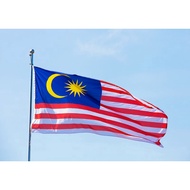 Cotton 3x6 Bendera Malaysia Negeri Selangor / Jalur Gemilang / Pole Flag Polymesh / Bendera Tiang / 