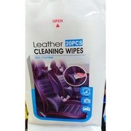 Car Leather Cleaner Wipes 20pcs