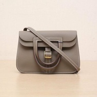 Halzan MINI 22 18大象灰 Swift皮 W刻 金釦