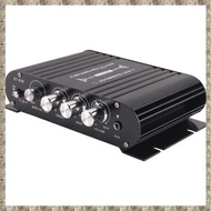 (RSDF) -838 HIFI Amplifier 2.1 Channel Car MP3 Mini Amp AUX Input High and Low Bass Adjustment Super