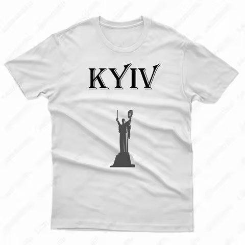 Kiev Kyiv City Ukraine Graphic Jersey T-shirt Cotton Streetwear Unisex Tops for Men & Women Unisex P