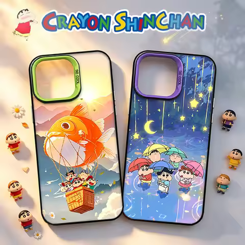 Crayon Shin chan Cute Cartoon Case for Galaxy S26 S25 S24 S23 S22 S21 Plus Ultra S25 Edge S25 S24 S2