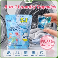 🔥🔥5 IN 1 Laundry Capsules Japan Hot Fragrance & Anti-Mite 99% Antibacterial Multi-Purpose Laundry Be