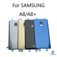 For SAMSUNG A8 A530 A530F A8 plus A730 Back Glass Battery Cover Rear Door Housing Case For SAMSUNG A8 2018 Back Glass Cover