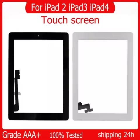 New Touch Screen For iPad 2 iPad3 iPad4 A1416 A1430 A1403 A1458 A1459 LCD Outer Digitizer Sensor Gla