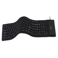 85-key silicone soft keyboard 109-key ultra-thin mute mini wired computer folding keyboard factory o