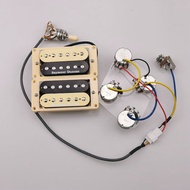 ปิ๊กอัพกีตาร์ไฟฟ้าปิคอัพกีตาร์4C Zebra สีดำ SH1N SH4ชุดในสต็อก